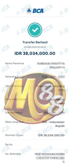 Bukti Pembayaran Meon88 2