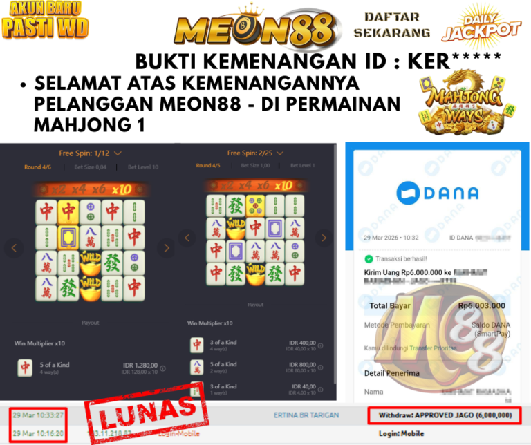 Informasi Pembayaran JP Meon88 dan Moveon88 1