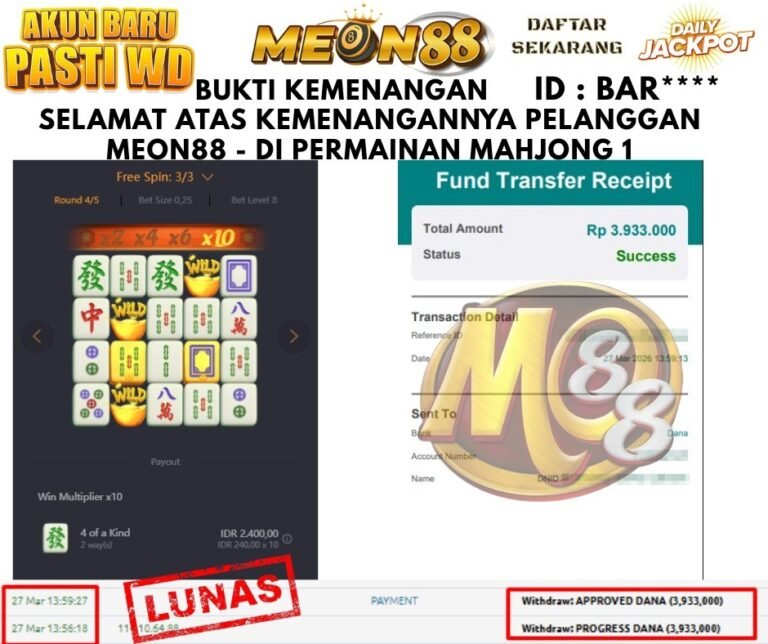 Halaman Pembayaran JP Meon88 dan Moveon88 2