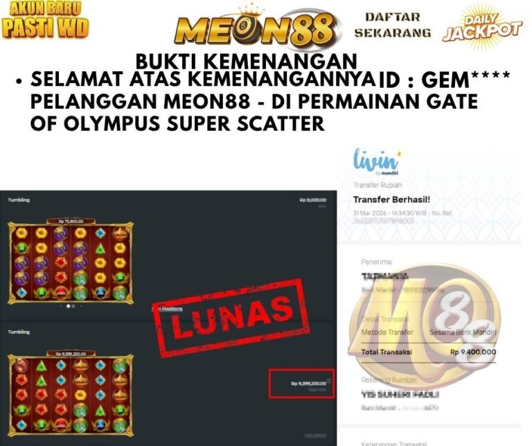 Pusat Informasi Pembayaran JP Meon88 dan Moveon88 5